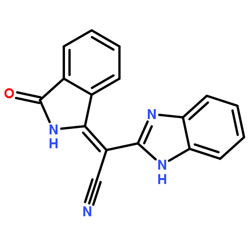 Alpha-(2,3-dihydro-3-oxo-1h-isoindol-1-ylidene)-1h-benzimidazole-2-acetonitrile