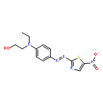 Ethanol, 2-[ethyl[4-[(5-nitro-2-thiazolyl)azo]phenyl]amino]-