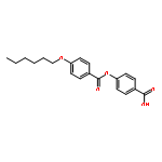 4-((4-(Hexyloxy)benzoyl)oxy)benzoic acid