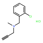 BENZENEMETHANAMINE, 2-CHLORO-N-METHYL-N-2-PROPYNYL-, HYDROCHLORIDE