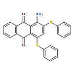 9,10-Anthracenedione, 1-amino-2,4-bis(phenylthio)-