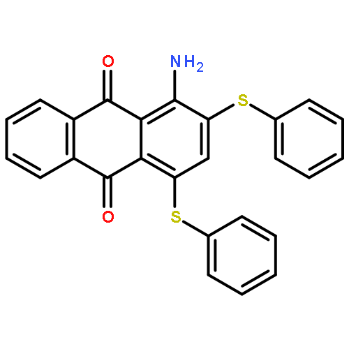 9,10-Anthracenedione, 1-amino-2,4-bis(phenylthio)-