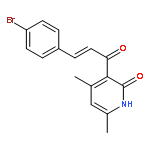 3-[(2E)-3-(4-bromophenyl)prop-2-enoyl]-4,6-dimethylpyridin-2(1H)-one