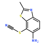 (6-AMINO-2-METHYL-1,3-BENZOTHIAZOL-7-YL) THIOCYANATE