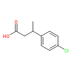 3-(4-chlorophenyl)butanoic acid