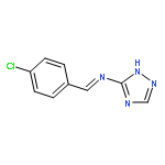 1-(4-chlorophenyl)-n-(2h-1,2,4-triazol-3-yl)methanimine