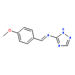 1H-1,2,4-Triazol-3-amine, N-[(4-methoxyphenyl)methylene]-