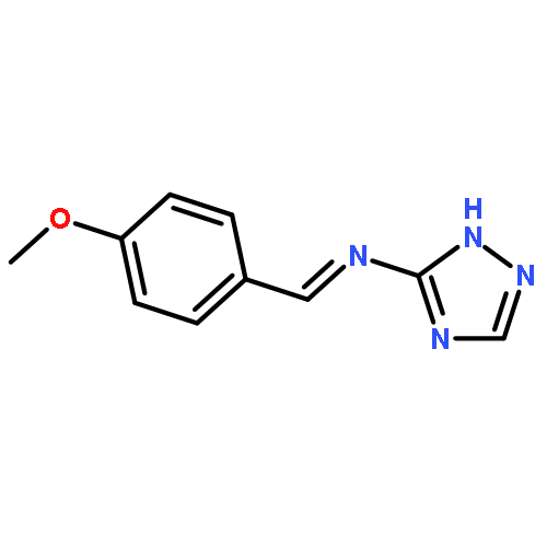 1H-1,2,4-Triazol-3-amine, N-[(4-methoxyphenyl)methylene]-