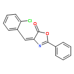 4-(2-chlorobenzylidene)-2-phenyl-1,3-oxazol-5(4H)-one