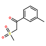 ETHANONE, 1-(3-METHYLPHENYL)-2-(METHYLSULFONYL)-