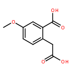 2-(Carboxymethyl)-5-methoxybenzoic acid