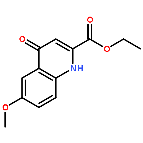 2-QUINOLINECARBOXYLIC ACID, 1,4-DIHYDRO-6-METHOXY-4-OXO-, ETHYL ESTER