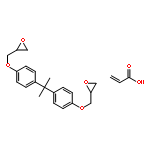 2-[[4-[2-[4-(oxiran-2-ylmethoxy)phenyl]propan-2-yl]phenoxy]methyl]oxirane; prop-2-enoic acid