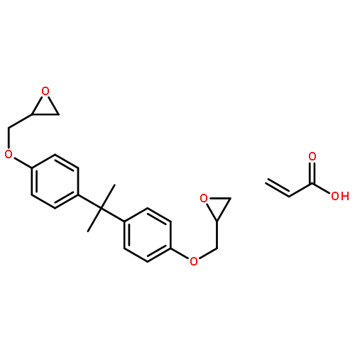 2-[[4-[2-[4-(oxiran-2-ylmethoxy)phenyl]propan-2-yl]phenoxy]methyl]oxirane; prop-2-enoic acid