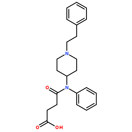 Butanoic acid, 4-oxo-4-[phenyl[1-(2-phenylethyl)-4-piperidinyl]amino]-