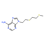 9H-Purin-6-amine, 9-[2-[[2-(methylthio)ethyl]thio]ethyl]-