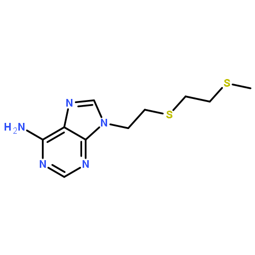 9H-Purin-6-amine, 9-[2-[[2-(methylthio)ethyl]thio]ethyl]-