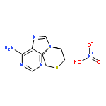 9H-PURIN-6-AMINE, 9-[2-[[2-(METHYLTHIO)ETHYL]THIO]ETHYL]-, MONONITRATE