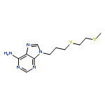 9H-PURIN-6-AMINE, 9-[3-[[2-(METHYLTHIO)ETHYL]THIO]PROPYL]-