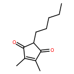 4-CYCLOPENTENE-1,3-DIONE, 4,5-DIMETHYL-2-PENTYL-