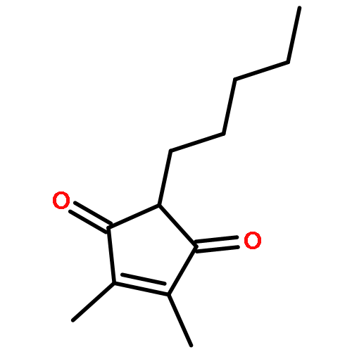 4-CYCLOPENTENE-1,3-DIONE, 4,5-DIMETHYL-2-PENTYL-