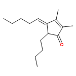 2-Cyclopenten-1-one, 5-butyl-2,3-dimethyl-4-pentylidene-, (4Z)-