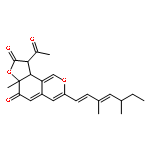 (6aR,9R,9aR)-9-acetyl-3-[(1E,3E,5S)-3,5-dimethylhepta-1,3-dien-1-yl]-6a-methyl-9,9a-dihydro-6H-furo[2,3-h]isochromene-6,8(6aH)-dione