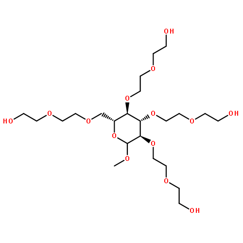 Poly(oxy-1,2-ethanediyl),a-hydro-w-hydroxy-, ether with methylD-glucopyranoside (4:1)