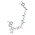 Coenzyme A,S-[3-(3,4-dihydroxyphenyl)-2-propenoate]