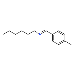 1-Hexanamine, N-[(4-methylphenyl)methylene]-