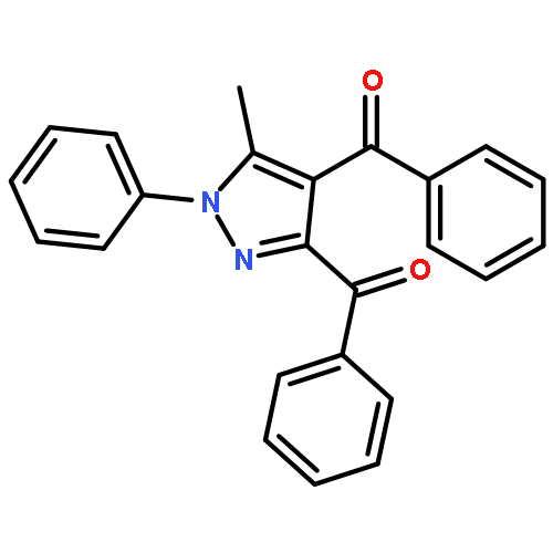 METHANONE, (5-METHYL-1-PHENYL-1H-PYRAZOLE-3,4-DIYL)BIS[PHENYL-