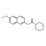 Ethanethione,2-(6-methoxy-2-naphthalenyl)-1-(4-morpholinyl)-