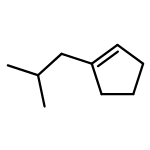 1-(2-methylpropyl)cyclopentene