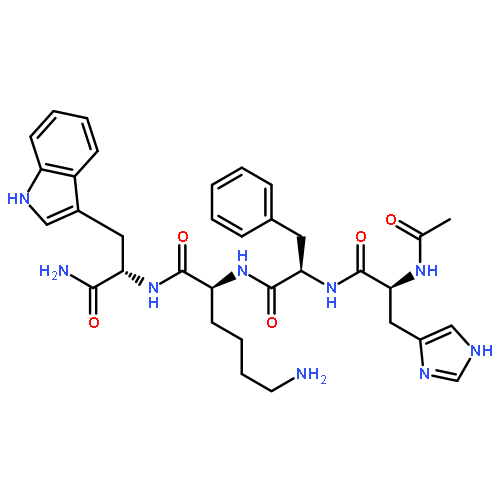 L-TRYPTOPHANAMIDE, N-ACETYL-L-HISTIDYL-D-PHENYLALANYL-L-LYSYL-