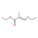 2-Propenoic acid, 3-(ethylimino)-2-methyl-, ethyl ester