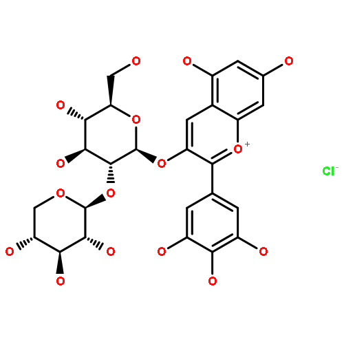 DELPHINIDIN-3-O-SAMBUBIOSIDE CHLORIDE