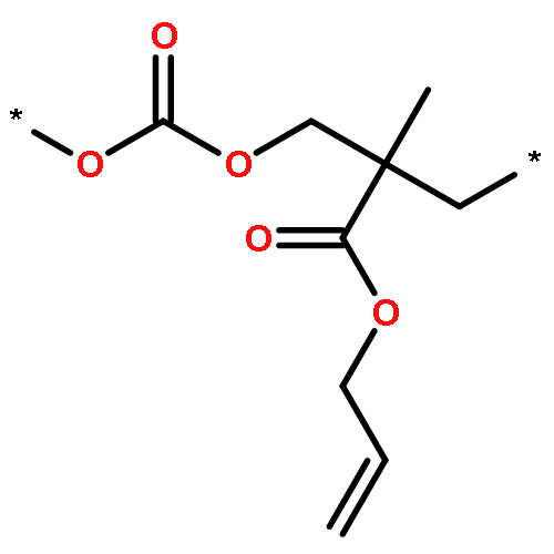 Poly[oxycarbonyloxy[2-methyl-2-[(2-propenyloxy)carbonyl]-1,3-propaned
iyl]]