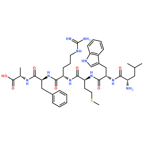 L-Alanine, L-leucyl-L-tryptophyl-L-methionyl-L-arginyl-L-phenylalanyl-