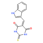 5-(1H-indol-3-ylmethylidene)-2-thioxodihydropyrimidine-4,6(1H,5H)-dione