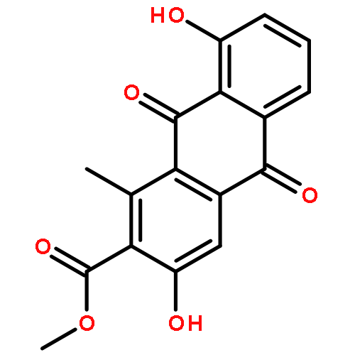 3,8-dihydroxy-1-methyl-9,10-anthraquinone-2-carboxylic acid methyl ester