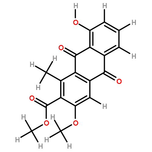 8-Hydroxy-3-methoxy-1-methylanthrachinon-2-carbonsaeure-methylester