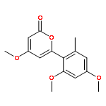 6-(2,4-DIMETHOXY-6-METHYLPHENYL)-4-METHOXYPYRAN-2-ONE