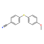 Benzonitrile, 4-[(4-methoxyphenyl)thio]-