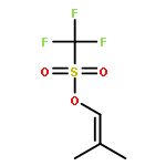 Methanesulfonic acid,1,1,1-trifluoro-, 2-methyl-1-propen-1-yl ester