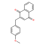 1,4-NAPHTHALENEDIONE, 2-[(4-METHOXYPHENYL)METHYL]-