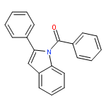 1H-Indole, 1-benzoyl-2-phenyl-