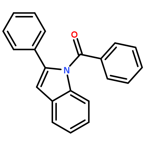 1H-Indole, 1-benzoyl-2-phenyl-