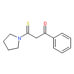 PYRROLIDINE, 1-(3-OXO-3-PHENYL-1-THIOXOPROPYL)- (9CI)