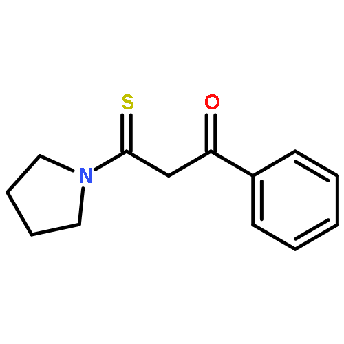 PYRROLIDINE, 1-(3-OXO-3-PHENYL-1-THIOXOPROPYL)- (9CI)