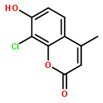 2H-1-Benzopyran-2-one, 8-chloro-7-hydroxy-4-methyl-